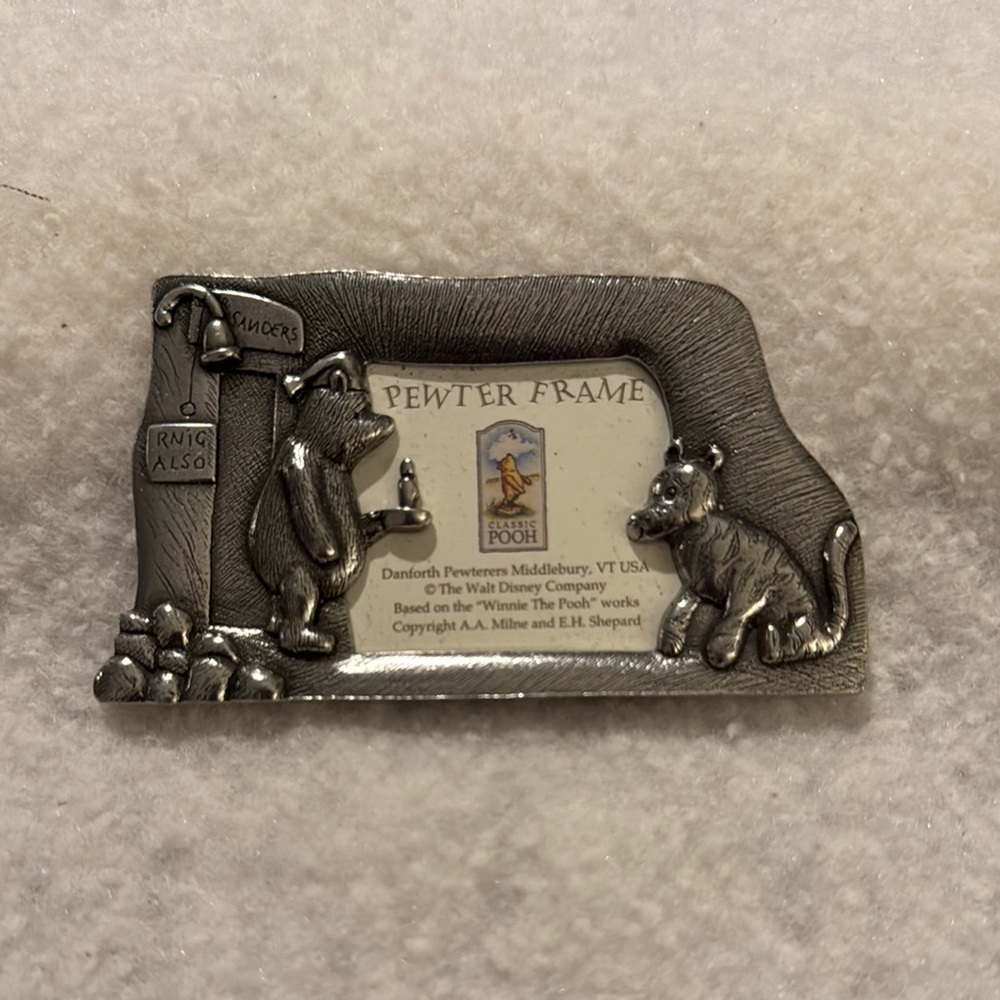 Disney Pewter Frame with Winnie the Pooh